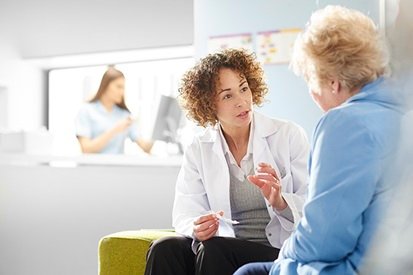 physician and patient